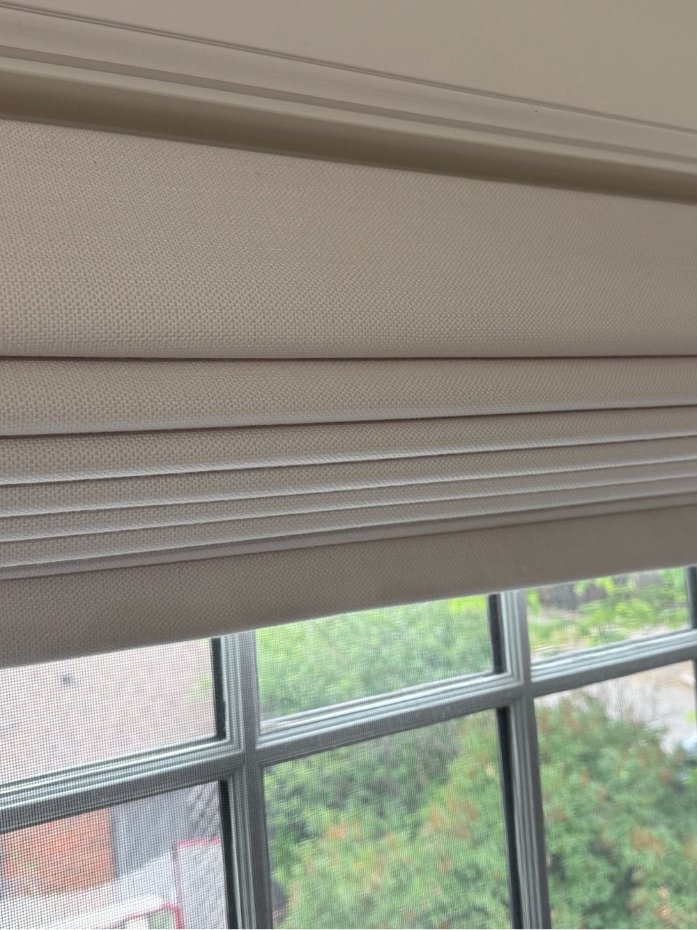 The Shade Store Roman Shades, new never used. $100 each
One white Roman shade - Picture 3 of 12
